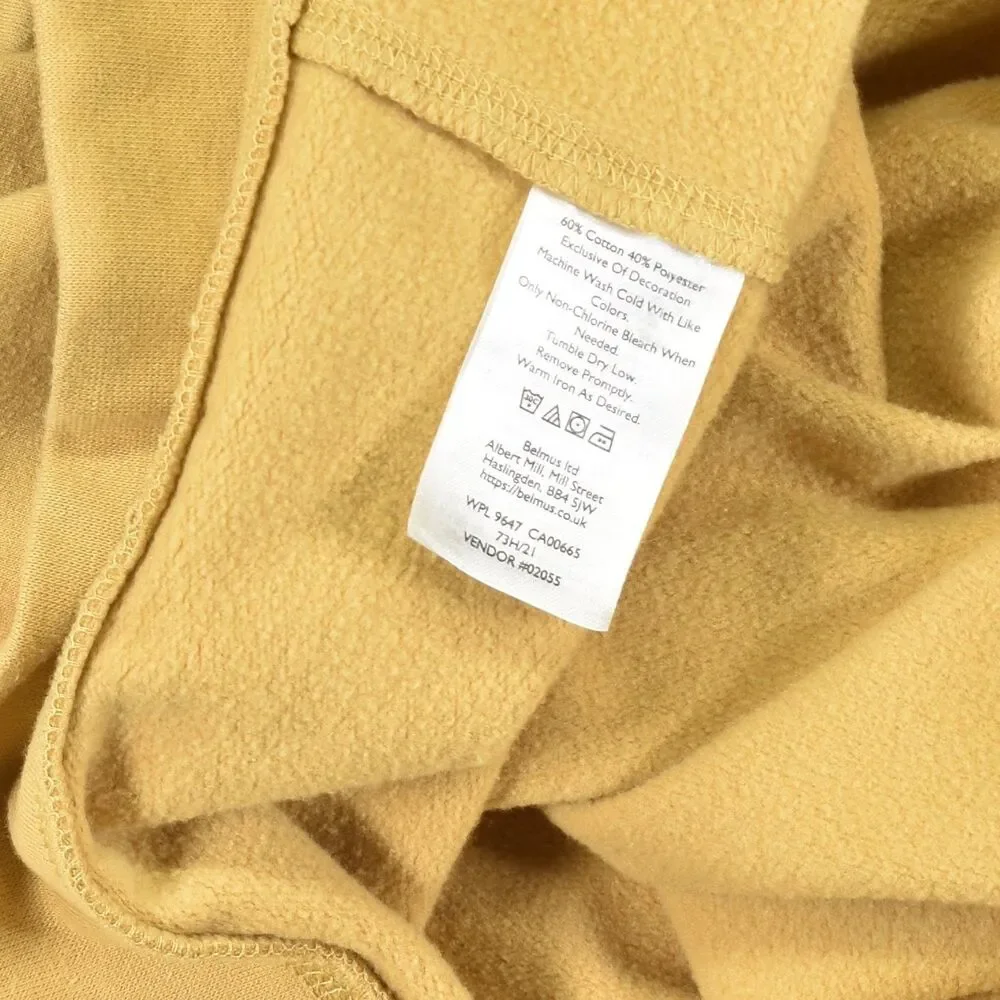 Eddie Bauer Mens 2XL Gold Yellow Quarter Zip Pullover Sweater Casual Outdoor